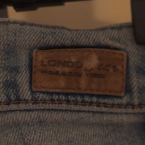 Vintage LONDONJEAN Women's Light Blue Straight Leg Jeans - Picture 3 of 5